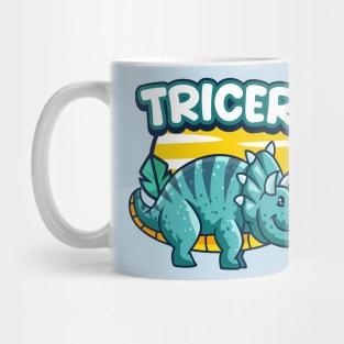 Cute Blue Tricer Mug